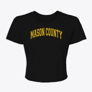Mason County Christian School Varsity Arch Women's Crop Top
