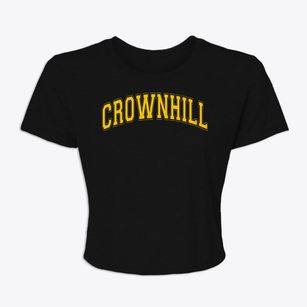 Crownhill Elementary School Varsity Arch Women's Crop Top