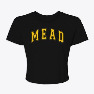 M E A D Alternative Varsity Arch Women's Crop Top