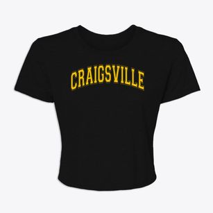 Craigsville Elementary School Varsity Arch Women's Crop Top