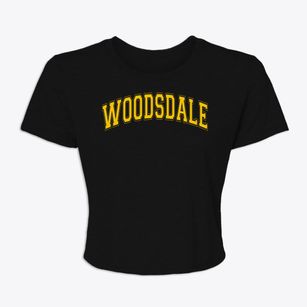 Woodsdale Elementary School Varsity Arch Women's Crop Top