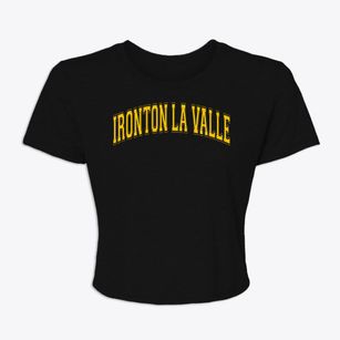 Ironton La Valle Elementary School Varsity Arch Women's Crop Top