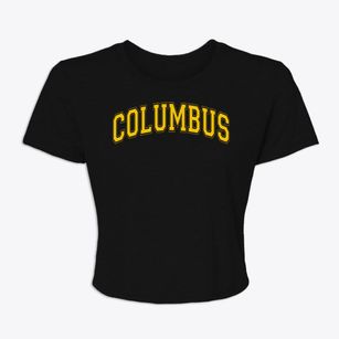 Columbus High School Varsity Arch Women's Crop Top