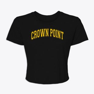 Crown Point Elementary School Varsity Arch Women's Crop Top