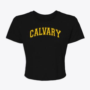 Calvary Lutheran School Varsity Arch Women's Crop Top