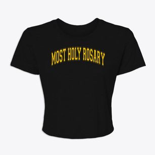 Most Holy Rosary School Varsity Arch Women's Crop Top