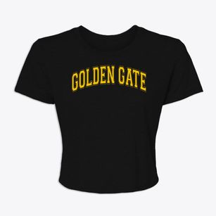 Golden Gate Elementary School Varsity Arch Women's Crop Top