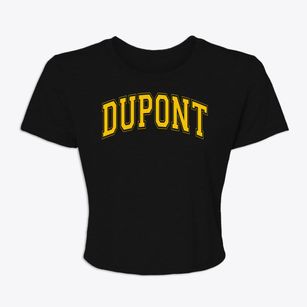 Dupont Elementary School Varsity Arch Women's Crop Top