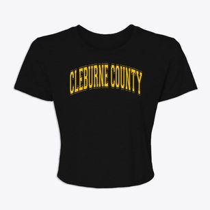 Cleburne County Elementary School Varsity Arch Women's Crop Top