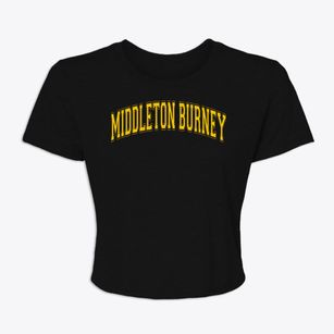 Middleton Burney Elementary School Varsity Arch Women's Crop Top