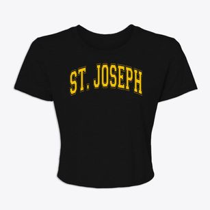 St Joseph School Varsity Arch Women's Crop Top