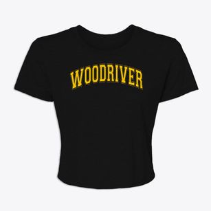 Woodriver Elementary School Varsity Arch Women's Crop Top