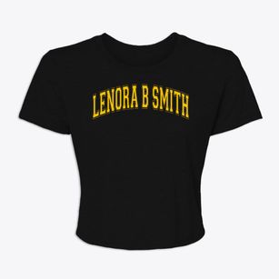 Lenora B Smith Elementary School Varsity Arch Women's Crop Top
