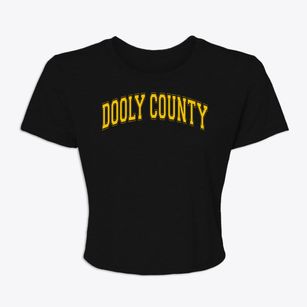 Dooly County Elementary School Varsity Arch Women's Crop Top