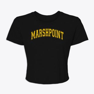 Marshpoint Elementary School Varsity Arch Women's Crop Top