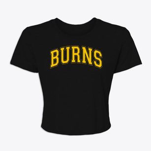 Burns Elementary School Varsity Arch Women's Crop Top
