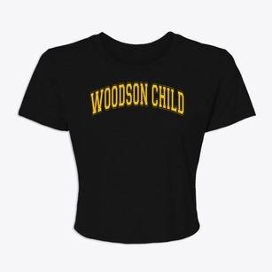 Woodson Child Parent Center Varsity Arch Women's Crop Top