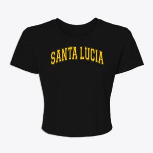 Santa Lucia School Varsity Arch Women's Crop Top