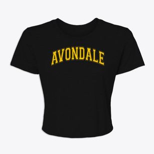 Avondale Elementary School Varsity Arch Women's Crop Top
