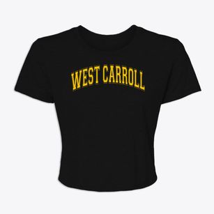 West Carroll High School Varsity Arch Women's Crop Top