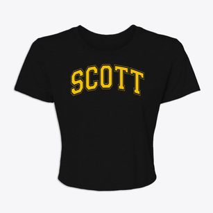 Scott Elementary School Varsity Arch Women's Crop Top