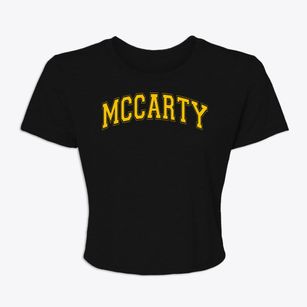 Mccarty Elementary School Varsity Arch Women's Crop Top