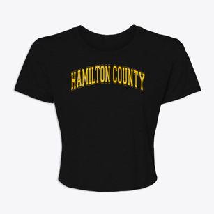 Hamilton County High Varsity Arch Women's Crop Top