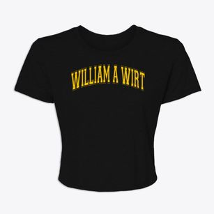 William A Wirt High School Varsity Arch Women's Crop Top