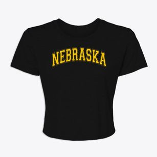Nebraska Elementary School Varsity Arch Women's Crop Top