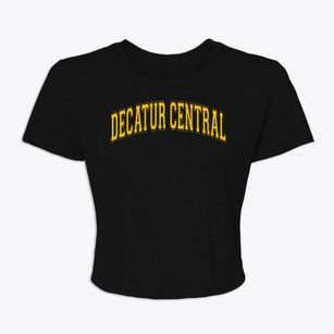 Decatur Central High School Varsity Arch Women's Crop Top