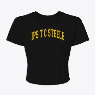 Ips T C Steele School #98 Varsity Arch Women's Crop Top