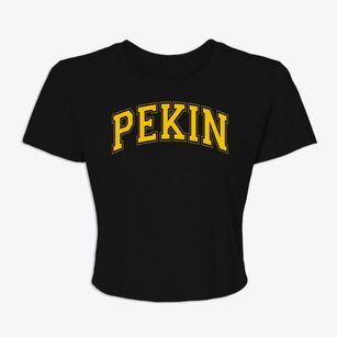Pekin Elementary School Varsity Arch Women's Crop Top
