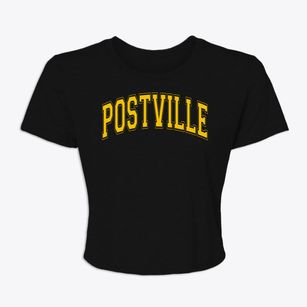 Postville High School Varsity Arch Women's Crop Top