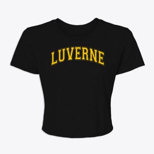 Luverne Community School Varsity Arch Women's Crop Top