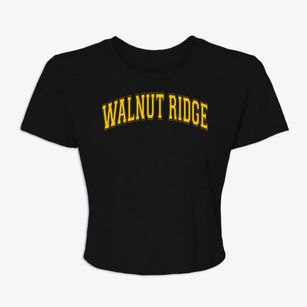 Walnut Ridge Baptist Academy Varsity Arch Women's Crop Top