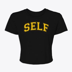 Self Development Charter School Varsity Arch Women's Crop Top