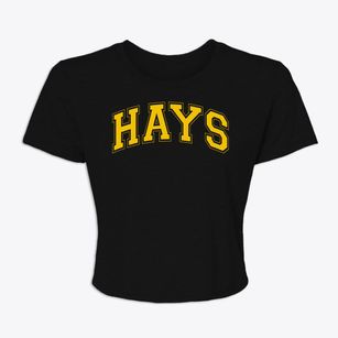 Hays Middle School Varsity Arch Women's Crop Top