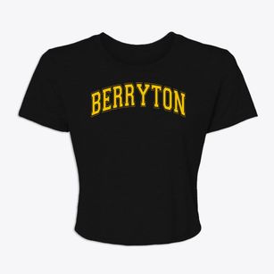 Berryton Elementary School Varsity Arch Women's Crop Top