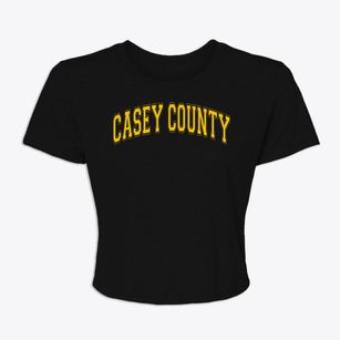 Casey County Middle School Varsity Arch Women's Crop Top