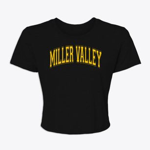 Miller Valley Elementary School Varsity Arch Women's Crop Top