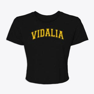 Vidalia Upper Elementary School Varsity Arch Women's Crop Top