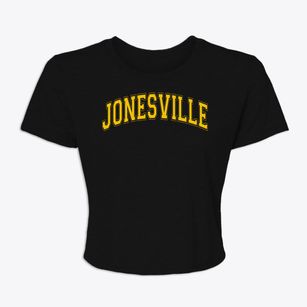 Jonesville Elementary School Varsity Arch Women's Crop Top