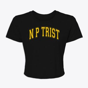 N P Trist Middle School Varsity Arch Women's Crop Top