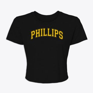 A.e. Phillips Laboratory School Varsity Arch Women's Crop Top
