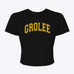 Grolee Elementary School Varsity Arch Women's Crop Top