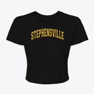 Stephensville Elementary School Varsity Arch Women's Crop Top