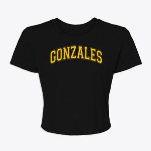 Gonzales Baptist Academy Varsity Arch Women's Crop Top