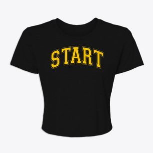 Start Elementary School Varsity Arch Women's Crop Top
