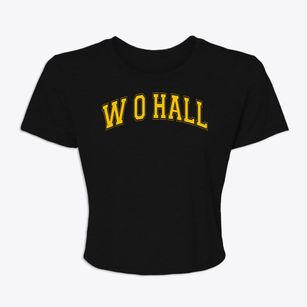 W O Hall Primary School Varsity Arch Women's Crop Top