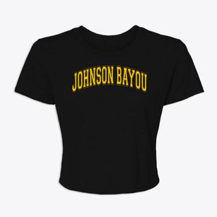 Johnson Bayou School Varsity Arch Women's Crop Top